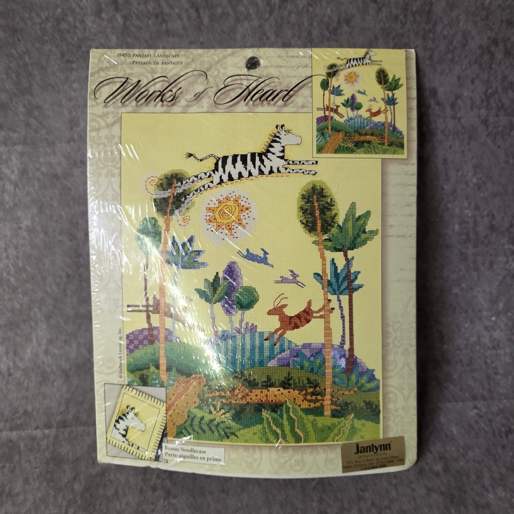 Leisure Arts Hallmark Janlynn Cross Stitch Kit 11"x14" Fantasy Landscape 114511